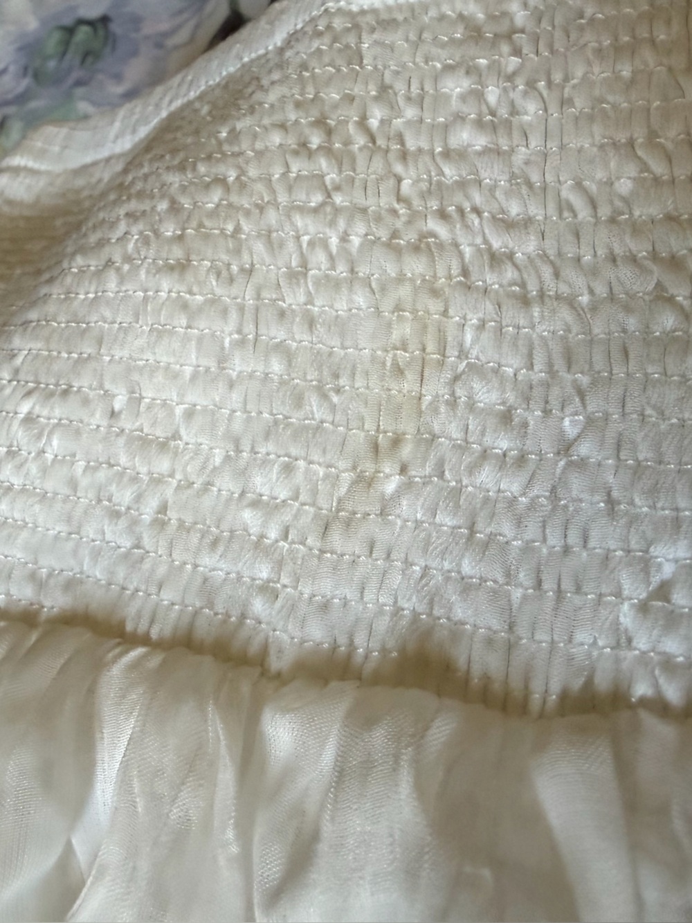 NWT Lulus Sunny Baby White Smocked Tiered High-Waisted Midi Skirt Size Small - Picture 13 of 13